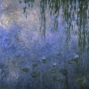 Water Lilies: Morning with Willows, c. 1918-26 - center panel