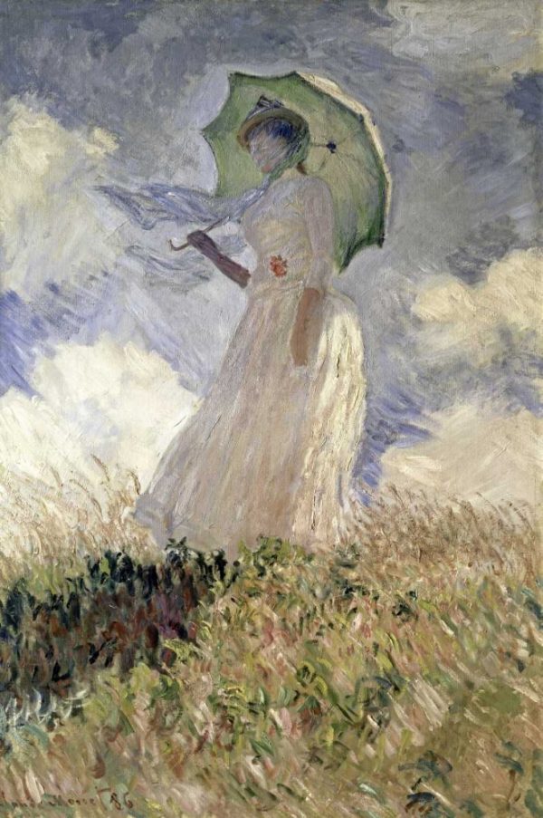 Woman with a Parasol Turned to the Left, 1886