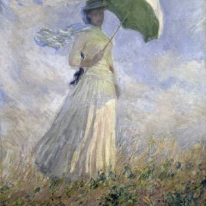 Woman with a Parasol Turned to the Right