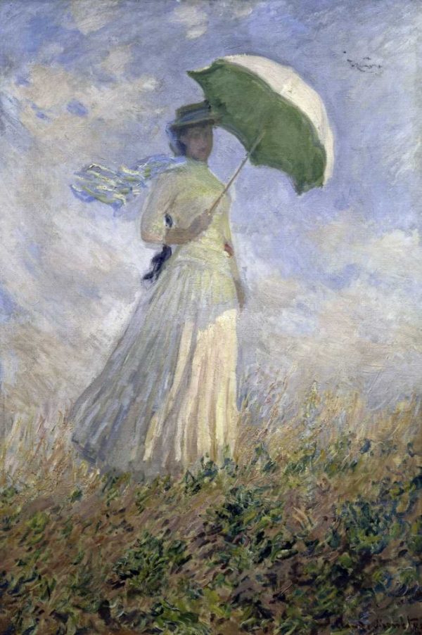 Woman with a Parasol Turned to the Right