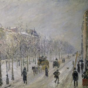 The Effect of Snow on the Boulevards Appearance