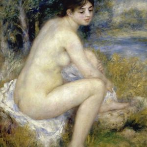 Nude Woman Seated In A Landscape