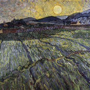 Enclosed Field with Rising Sun, Saint-Remy