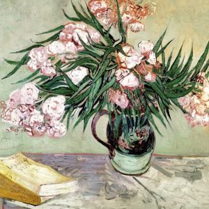 Still Life: Vase with Oleanders and Books