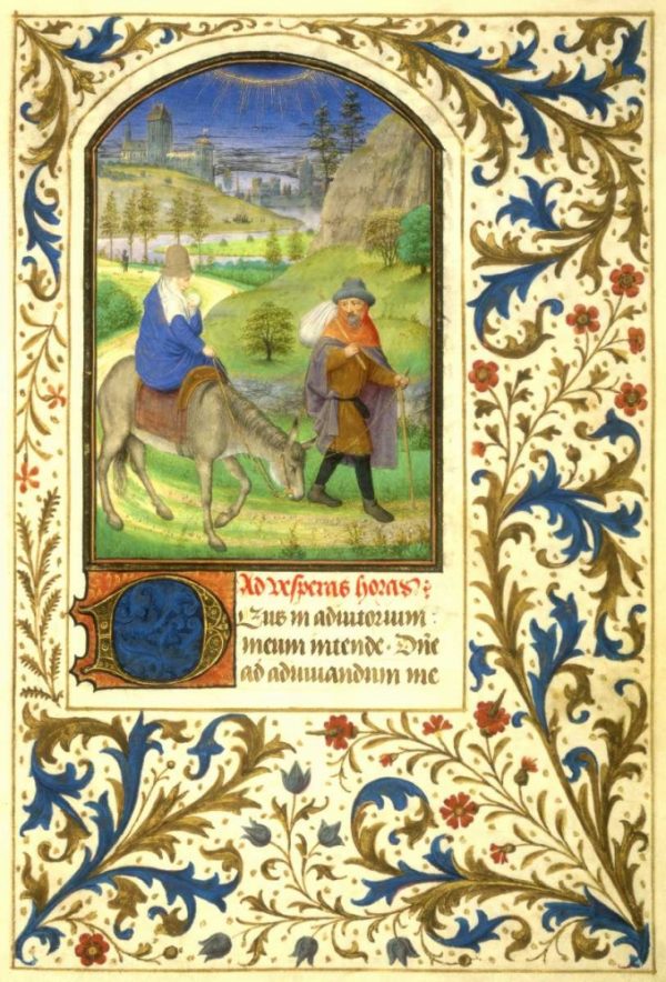 The Flight into Egypt : Book of Hours - Detail