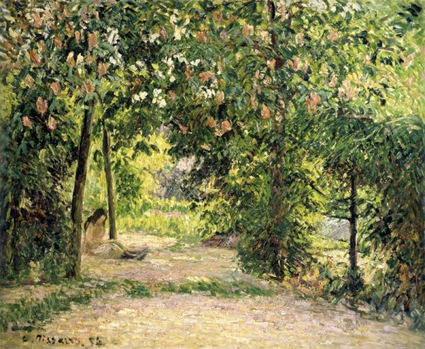 The Garden in Springtime at Eragny