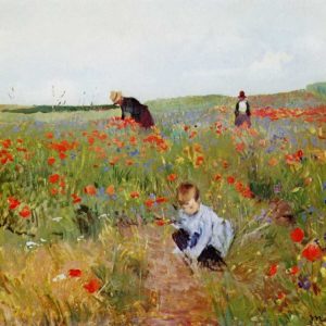 Poppies In A Field 1880