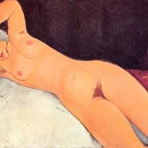 Eyes Closed Reclining Nude