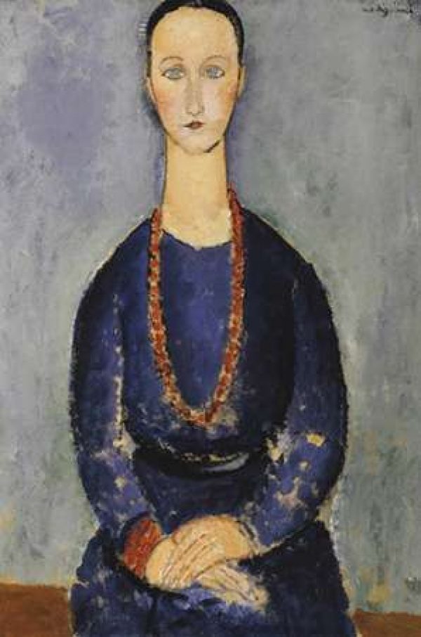 Woman With Red Necklace