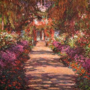 A Lane In Monets Garden Giverny II