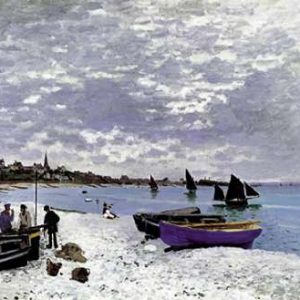 Beach At Sainte Adresse 1867