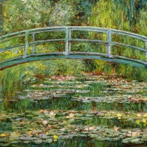 Japanese Bridge And Water Lilies - 1