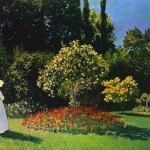 Lady In The Garden 1867