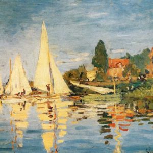 Sailboats At Argenteuil