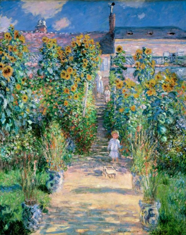 The Artists Garden At Vetheuil 1881