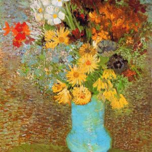 Vase Daisies And Anemones