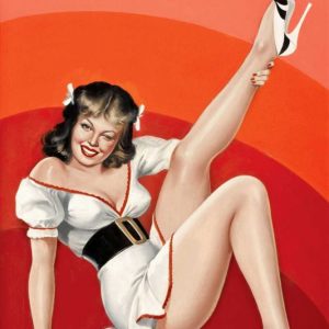 Mid-Century Pin-Ups - Titter Magazine - Winking Brunette