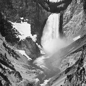 Yellowstone Falls, Yellowstone National Park, Wyoming. ca. 1941-1942