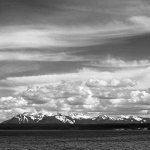 Yellowstone Lake, Mt. Sheridan, Yellowstone National Park, Wyoming, ca. 1941-1942