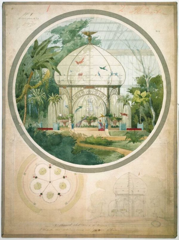 Aviary in a Wintergarden