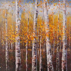 BIRCHES BY SUNNY DAY