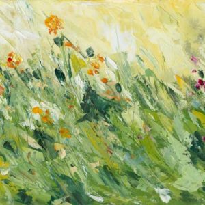 Flowering wind on the green Field II