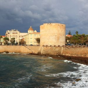 Alghero-old-tower-italy-sardinia