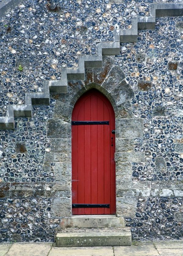 Red Door Under the Stairs