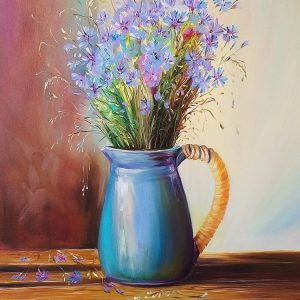 Cornflowers in a Jug