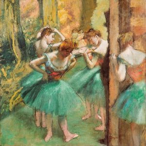 Dancers, Pink and Green