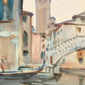 A Bridge and Campanile, Venice